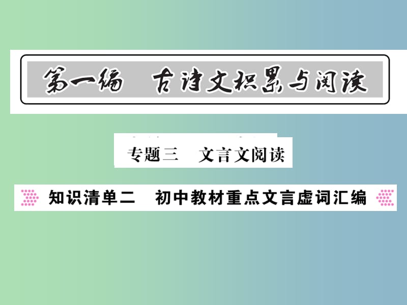 2019版初中教材重点文言虚词汇编课件语文版.ppt_第1页