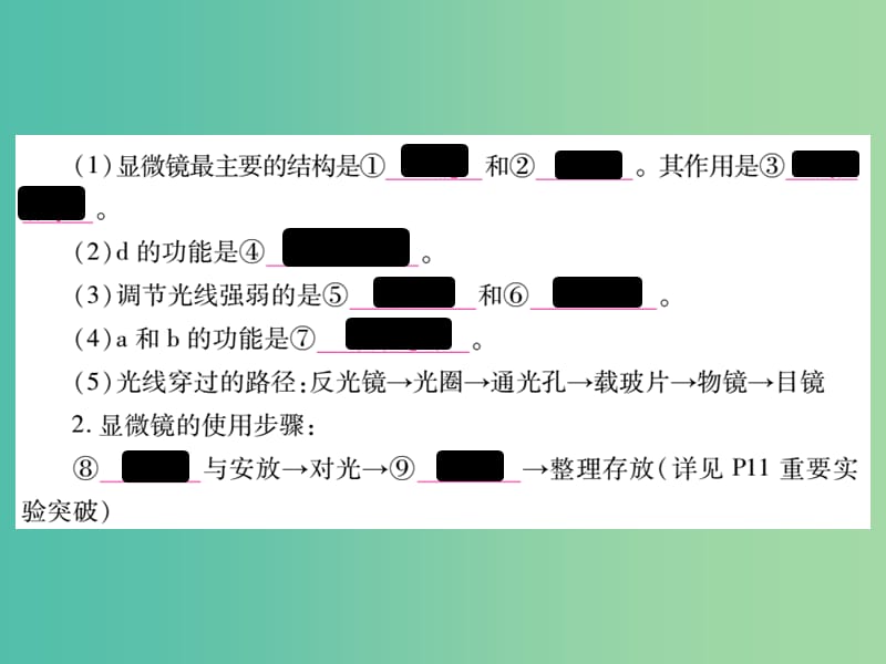 中考生物总复习 第2单元 生物体的结构层次课件 新人教版.ppt_第3页