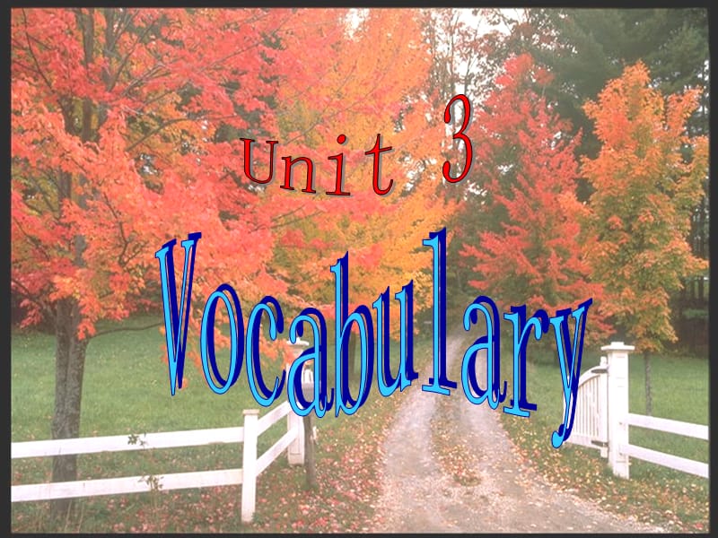 九年级英语上册《Unit 3 Teenage problems VOCABULARY》课件 （新版）牛津版.ppt_第1页