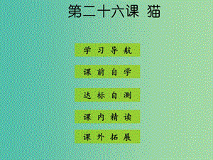 七年級(jí)語文下冊(cè) 第六單元 第26課《貓》課件 新人教版.ppt