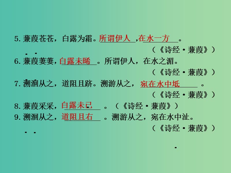 中考语文总复习 九下 诗文名句课件.ppt_第2页