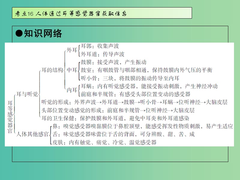 中考生物 第4单元 考点16、17课件 新人教版.ppt_第2页