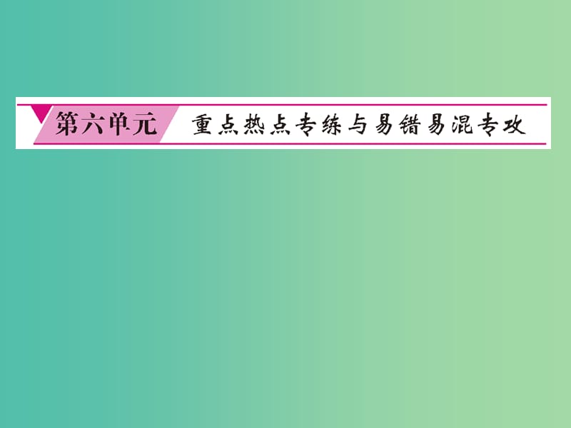 九年级化学上册 第6单元 碳和碳的化合物重点热点专练与易错易混专改课件 （新版）新人教版.ppt_第1页