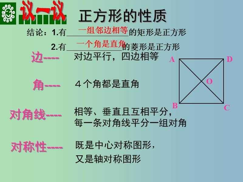 九年级数学上册《1.3 正方形的性质与判定》课件 （新版）北师大版.ppt_第3页