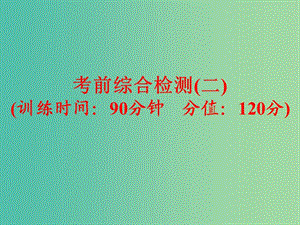 中考英語(yǔ)專項(xiàng)訓(xùn)練 考前綜合檢測(cè)（二）課件 新人教版.ppt