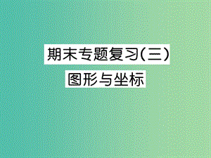 八年級數(shù)學下學期 期末專題復習三 圖形與坐標課件 （新版）湘教版.ppt