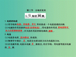 九年級(jí)物理全冊(cè) 第14章 了解電路 第2節(jié) 讓電燈發(fā)光課件 （新版）滬科版.ppt