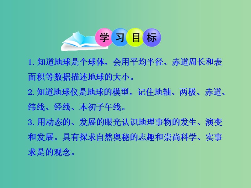 七年级地理上册 1.1 地球与地球仪课件3 （新版）新人教版.ppt_第3页