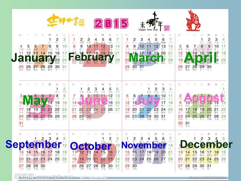 七年级英语下册 Unit 7 Topic 1 When is your birthday Section B课件 （新版）仁爱版.ppt_第2页