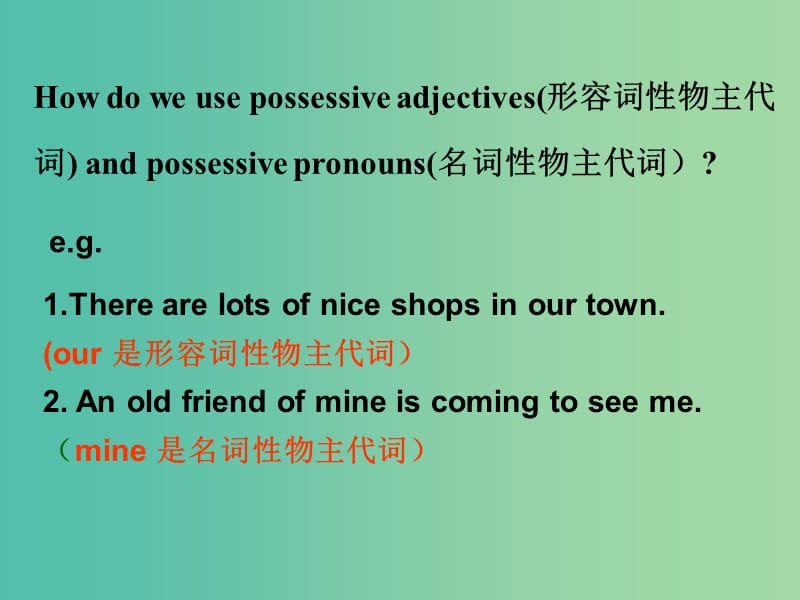 七年级英语下册 Unit 3 Welcome to Sunshine Town grammar课件 （新版）牛津版.ppt_第2页