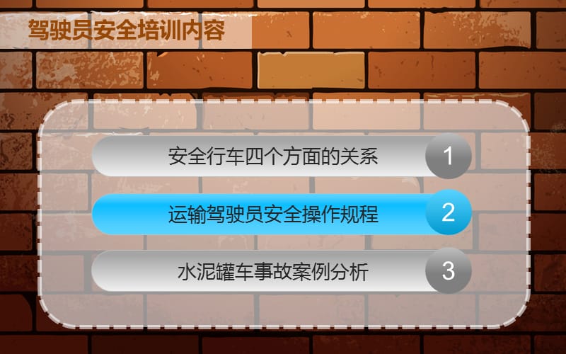 混凝土罐车驾驶员安全培训.ppt_第3页