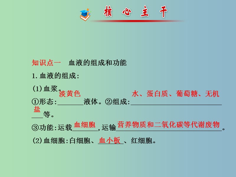 七年级生物下册 第四章 人体内的物质运输课件 （新版）新人教版.ppt_第2页