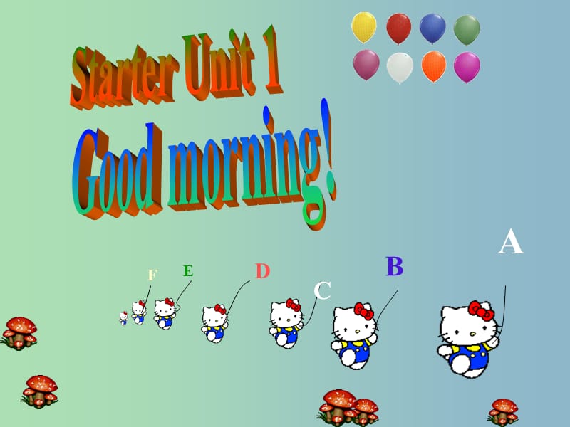 七年级英语上册 Starters Unit 1 Good morning课件2 （新版）人教新目标版.ppt_第2页