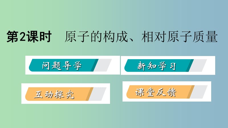 九年级化学上册第二章空气物质的构成2.3构成物质的微粒Ⅱ-原子和离子第2课时原子的结构课件新版粤教版.ppt_第2页