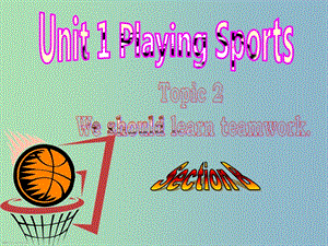 八年級英語上冊 Unit 1 Playing Sports Topic 2 Section B課件 （新版）仁愛版.ppt