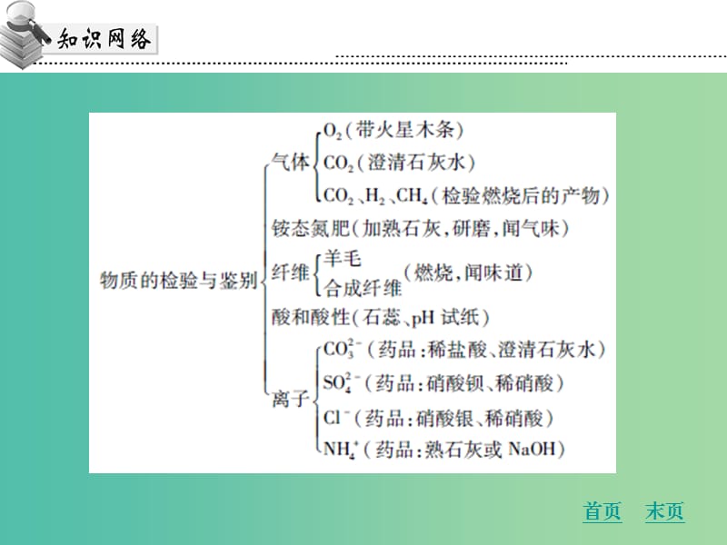 中考化学 第十九章 物质的检验与鉴别复习课件 新人教版.ppt_第3页