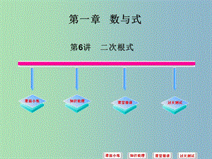 中考數(shù)學(xué)必備復(fù)習(xí) 第一章 數(shù)與式 第6講 二次根式課件.ppt