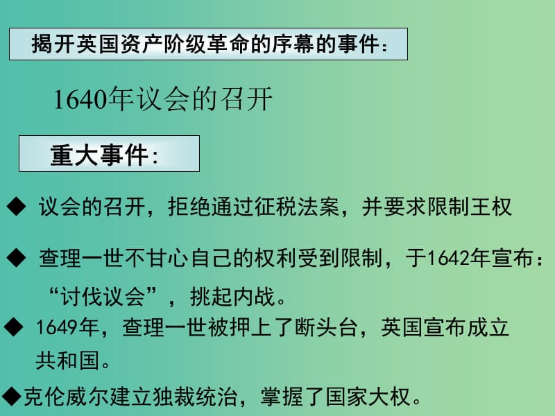 中考历史 英法美资产阶级革命知识点复习课件.ppt_第3页