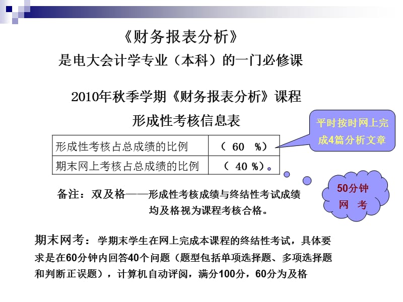 《财务报表分析》形考作业要求.ppt_第1页