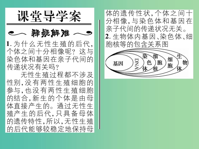 八年级生物下册 第七单元 第二章 第二节 基因在亲子代间的传递课件 （新版）新人教版.ppt_第2页