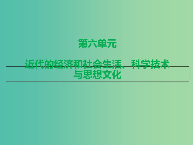 中考历史总复习第二部分中国近代史第六单元近代的经济和社会生活科学技术与思想文化课件.ppt_第3页