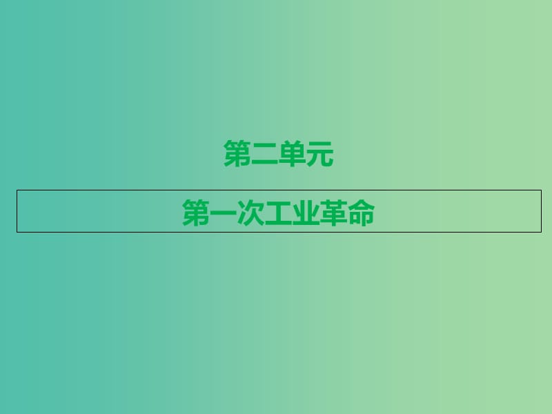 中考历史总复习 第五部分 世界近代史 第二单元 第一次工业革命课件.ppt_第3页