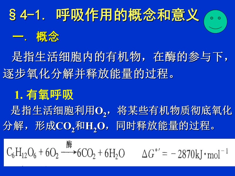 呼吸作用的概念和生理意义.ppt_第2页