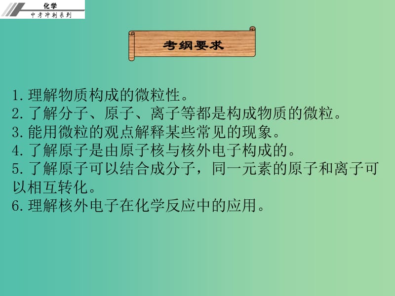 中考化学总复习 第一章 构成物质的微粒—分子、原子、离子（课堂本）课件.ppt_第2页