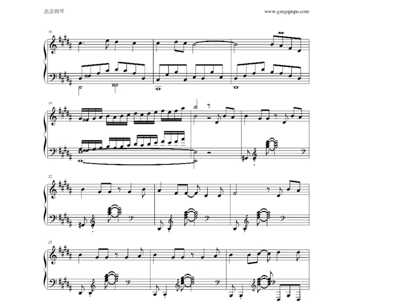 吸血鬼骑士主题曲钢琴谱.ppt_第2页
