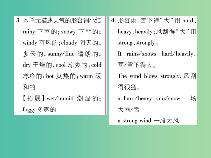 七年级英语下册Unit7Itsraining第4课时课件新版人教新目标版.ppt_第3页