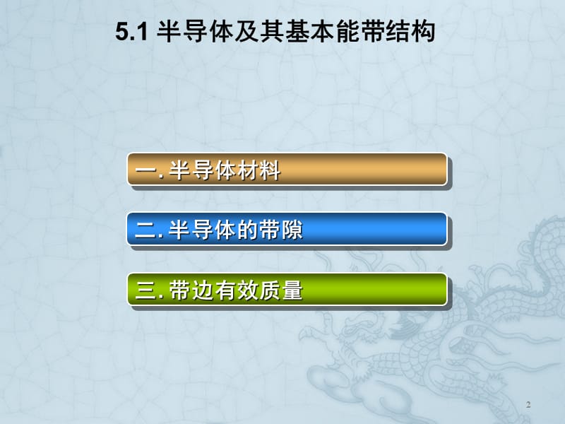 半导体材料及其基本能带结构ppt课件_第2页