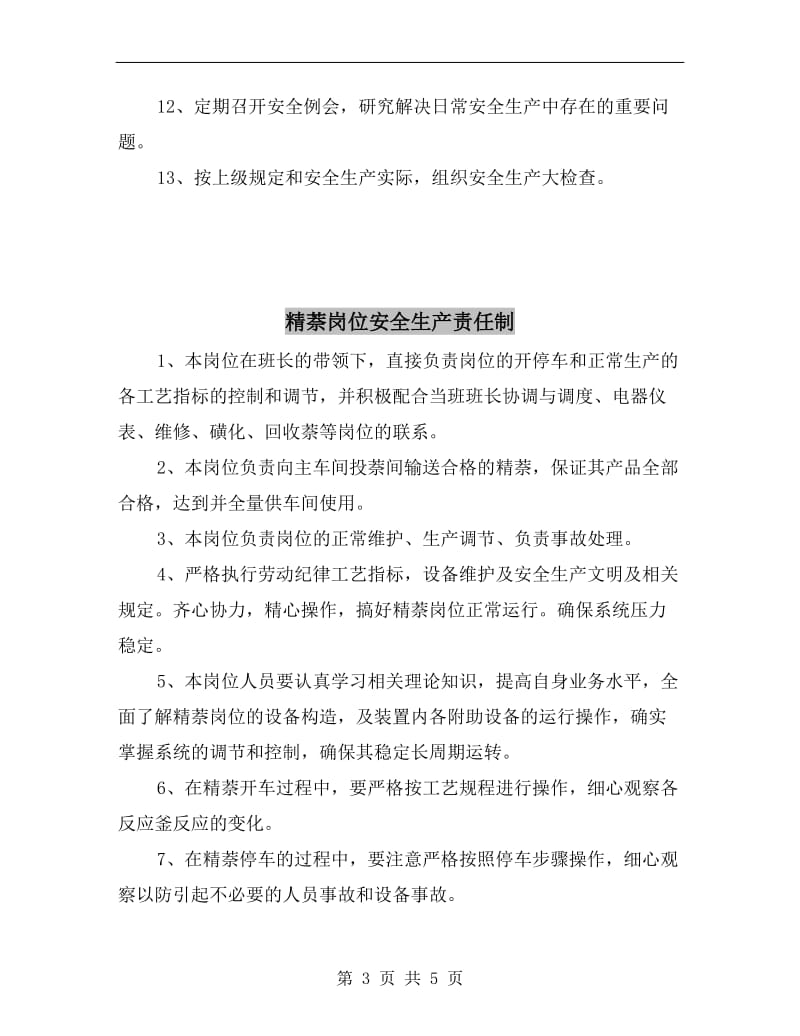 精煤分公司安全生产责任制.doc_第3页