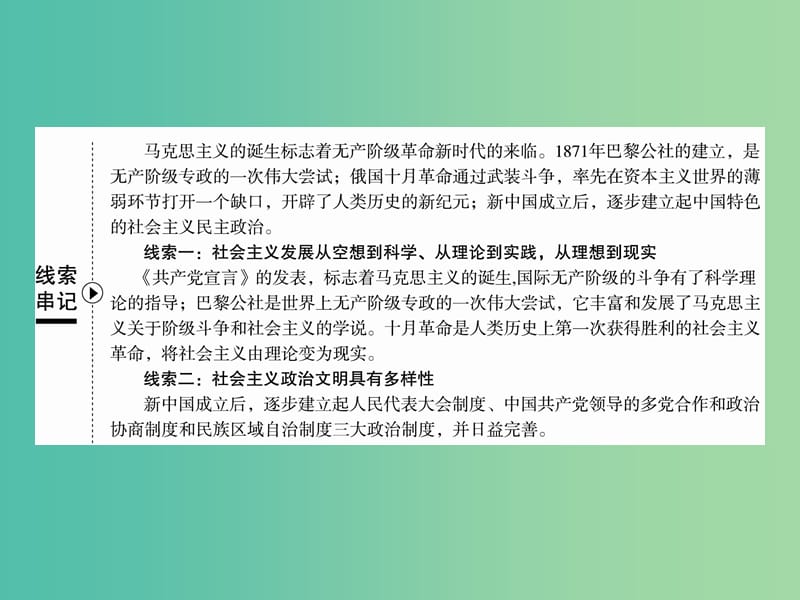 高考历史一轮复习第四单元科学社会主义的创立与东西方的实践17马克思主义的诞生与巴黎公社课件人民版.ppt_第3页