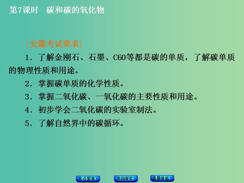 中考化学 专题7 碳和碳的氧化物课件.ppt_第2页