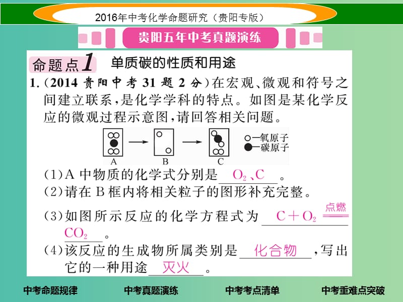 中考化学 教材知识梳理精讲 课时2 碳和碳的氧化物课件.ppt_第3页