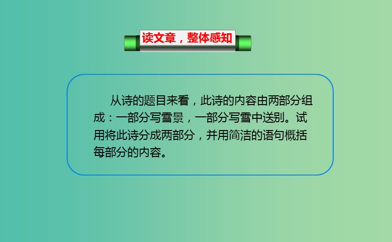 九年级语文上册 2 白雪歌送武判官归京课件 长春版.ppt_第3页