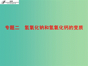 中考化學(xué)總復(fù)習(xí) 專題二 氫氧化鈉和氫氧化鈣的變質(zhì)（課后作業(yè)本）課件.ppt