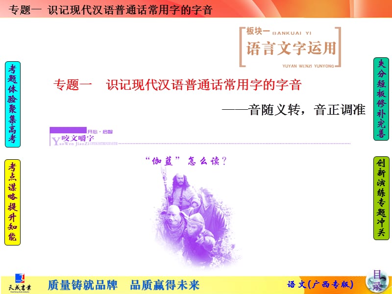 专题一 识记现代汉语普通话常用字的字音.ppt_第2页