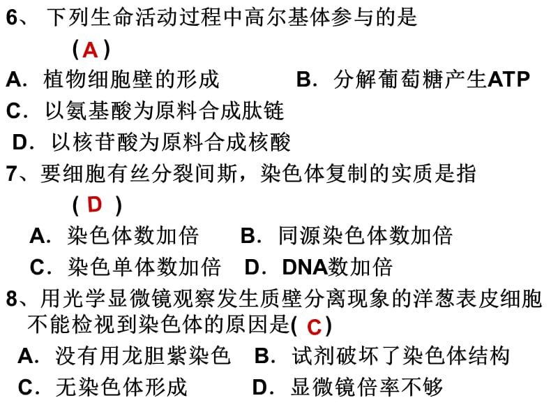 与有丝分裂有关的高考题.ppt_第3页