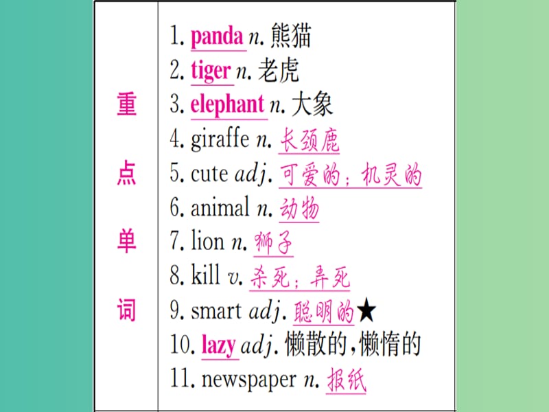 中考英语 第一篇 教材系统复习 七下 Units 5-8课件 人教新目标版.ppt_第2页