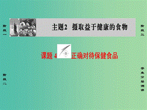 高中化學(xué) 主題2 攝取益于健康的食物 課題4 正確對待保健食品課件 魯科版選修1.ppt