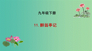 九年級(jí)語(yǔ)文下冊(cè) 8 醉翁亭記課件 長(zhǎng)春版.ppt