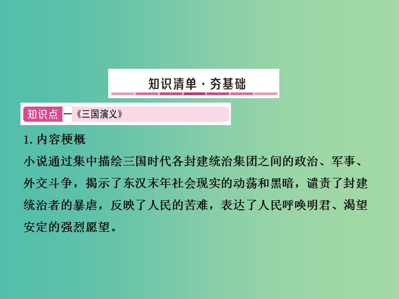 中考语文总复习 专题5 名著阅读课件.ppt_第2页