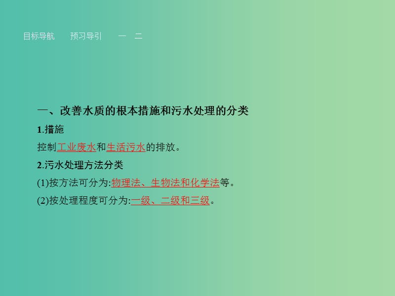 高中化学 4.2.2改善水质课件 新人教版选修1.ppt_第3页