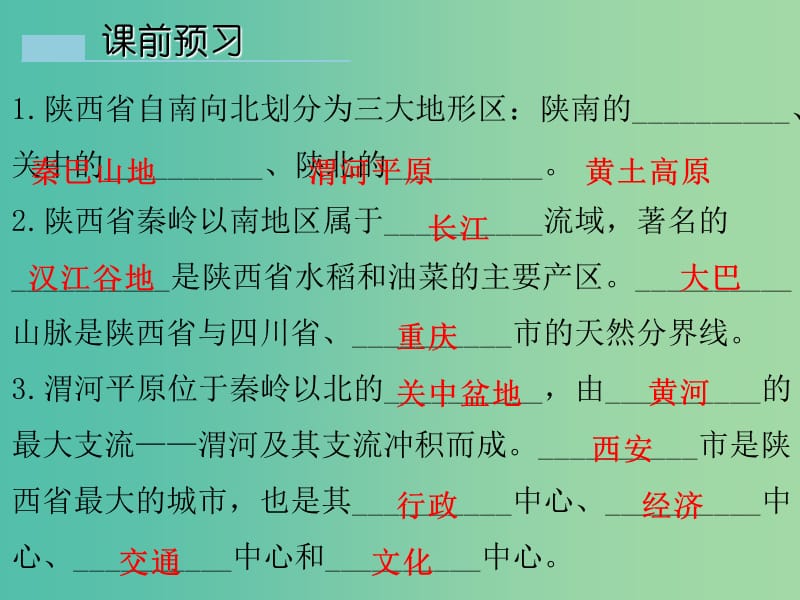 八年级地理下册 第七章 第五节 陕西省课件 （新版）粤教版.ppt_第3页