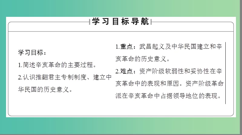 高中历史 专题3 近代中国的民主革命 2 辛亥革命课件 人民版必修1.ppt_第2页