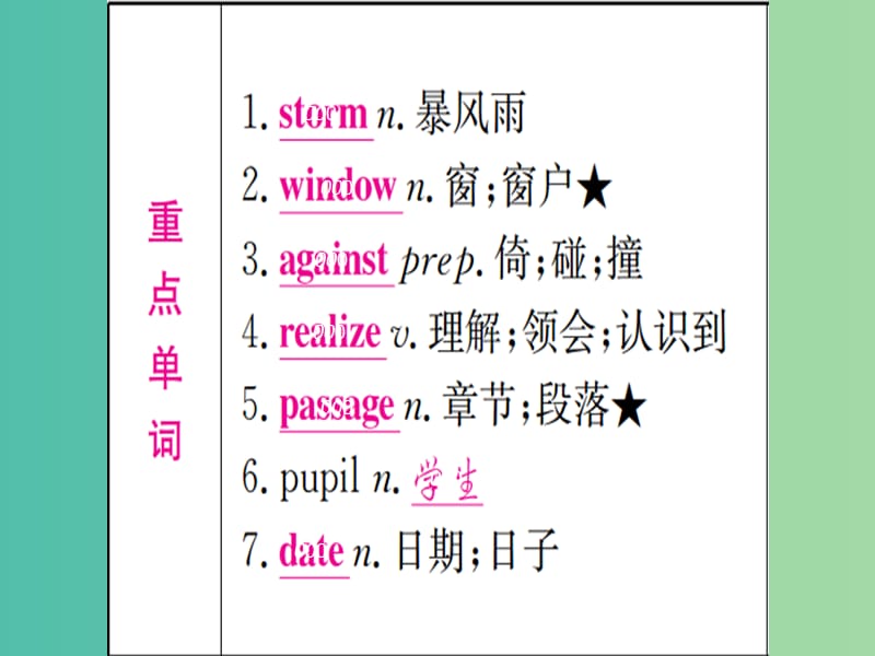 中考英语 第一篇 教材系统复习 八下 Units 5-6课件 人教新目标版.ppt_第2页