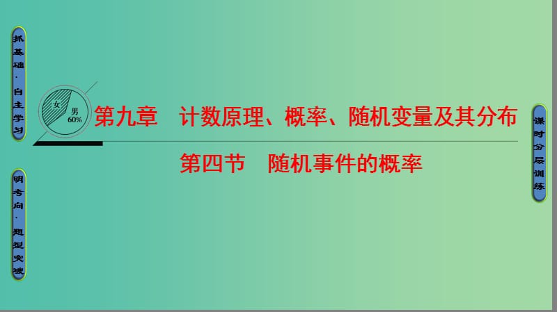 高考数学一轮复习第9章计数原理概率随机变量及其分布第4节随机事件的概率课件.ppt_第1页