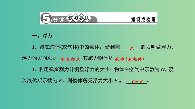 八年级物理下册 10.1 浮力习题课件 （新版）新人教版.ppt_第2页