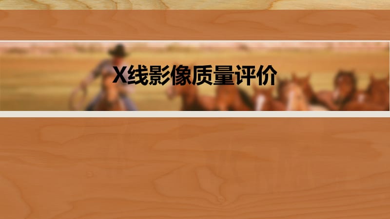 X线影像质量评价.ppt_第1页